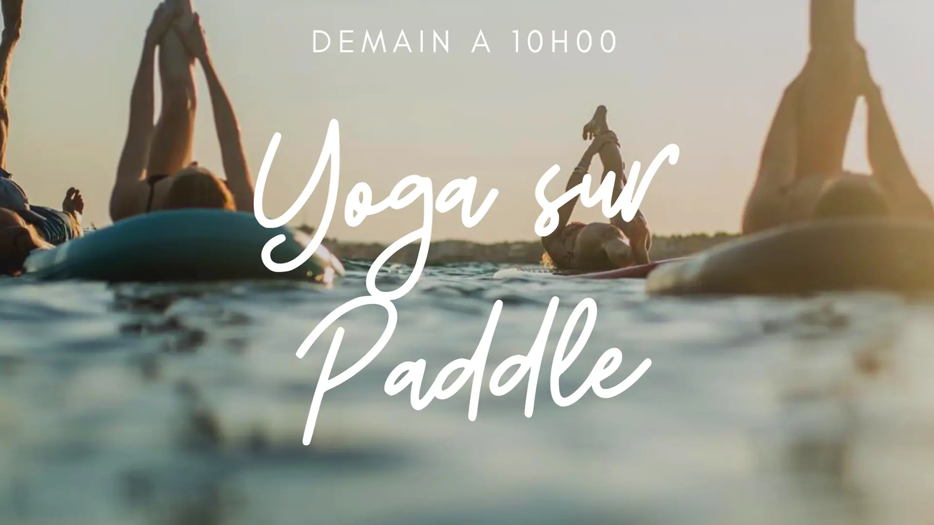 L'été Yoga sur Paddle