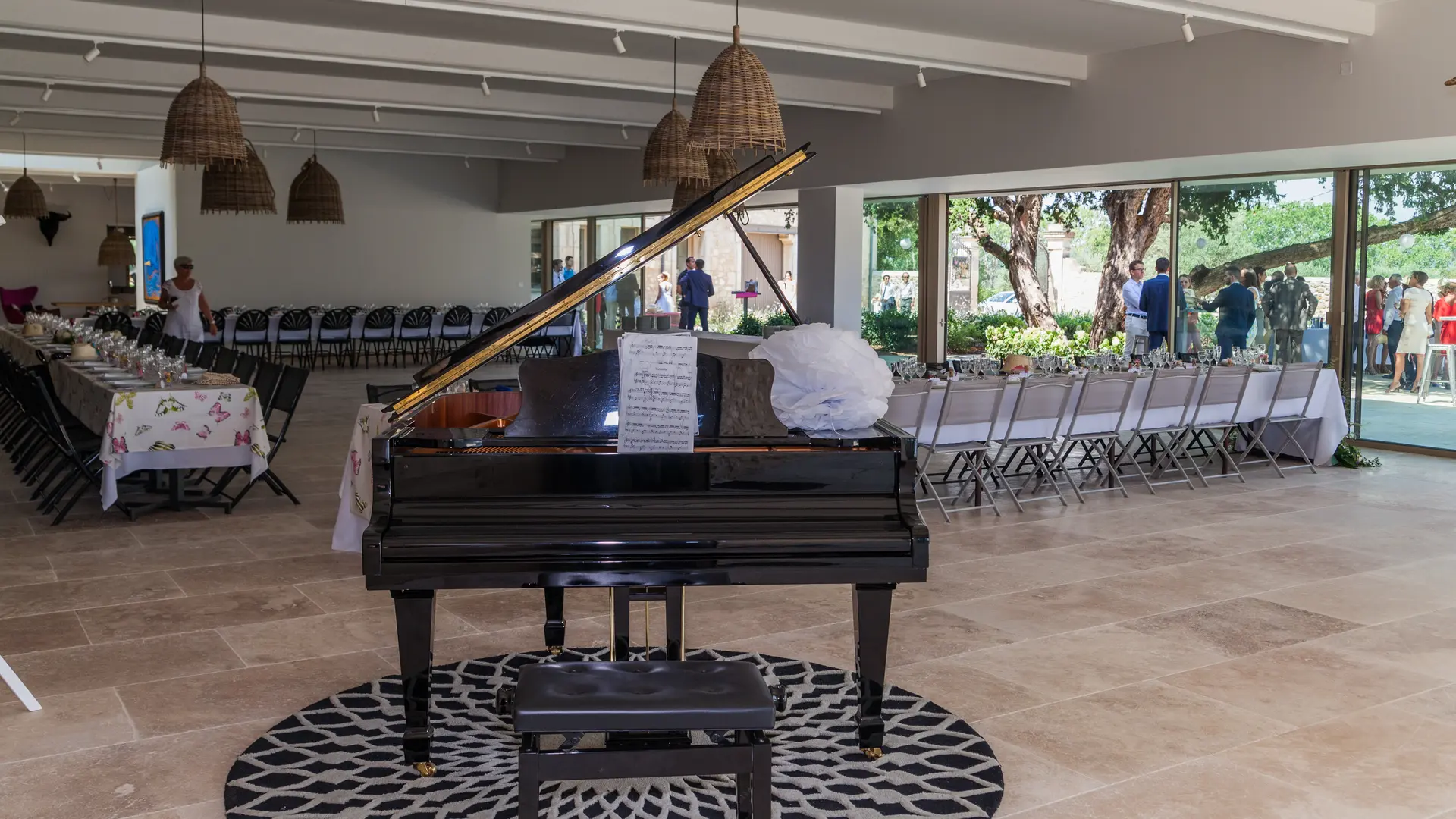 salle de réception intérieure 200 places