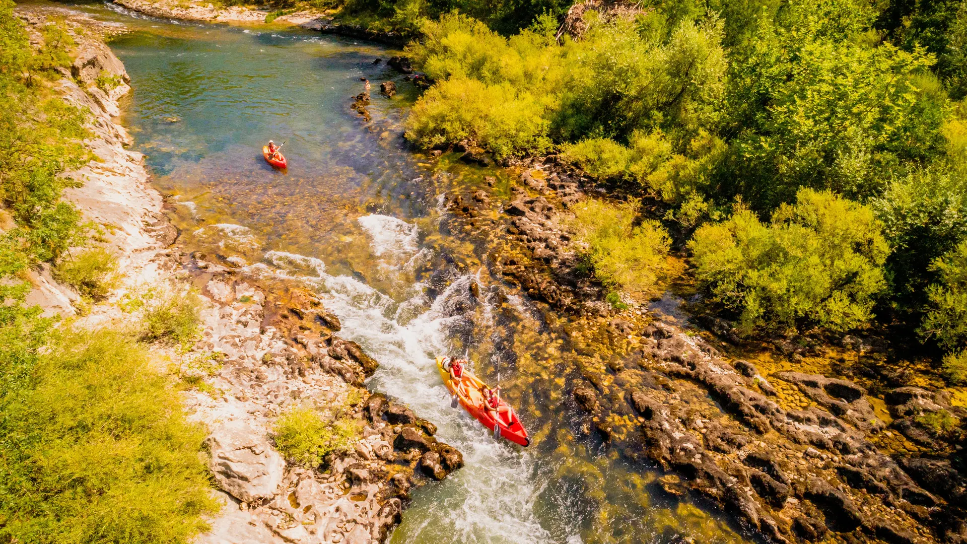 canoe rapido - Vallée de l'Hérault