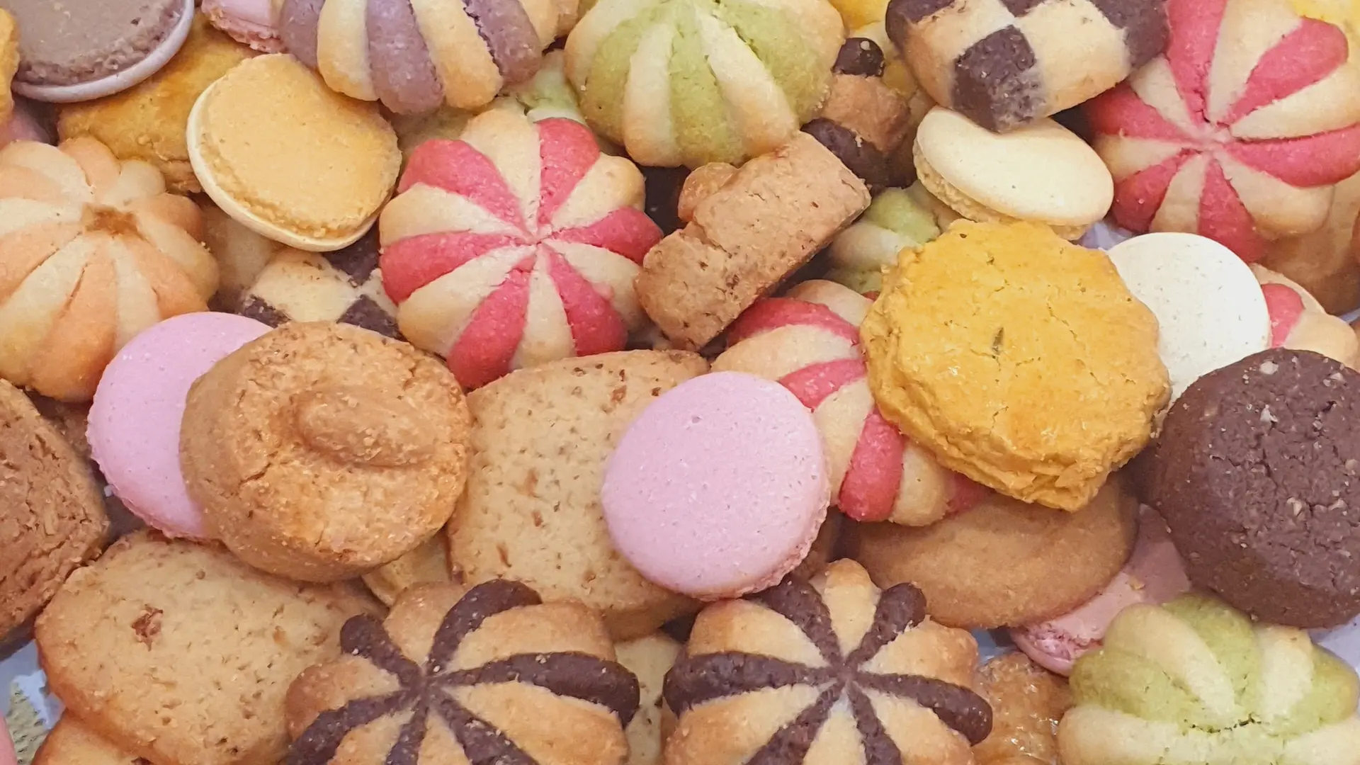 Un échantillon de nos délicieux biscuits, aussi beaux que bons !