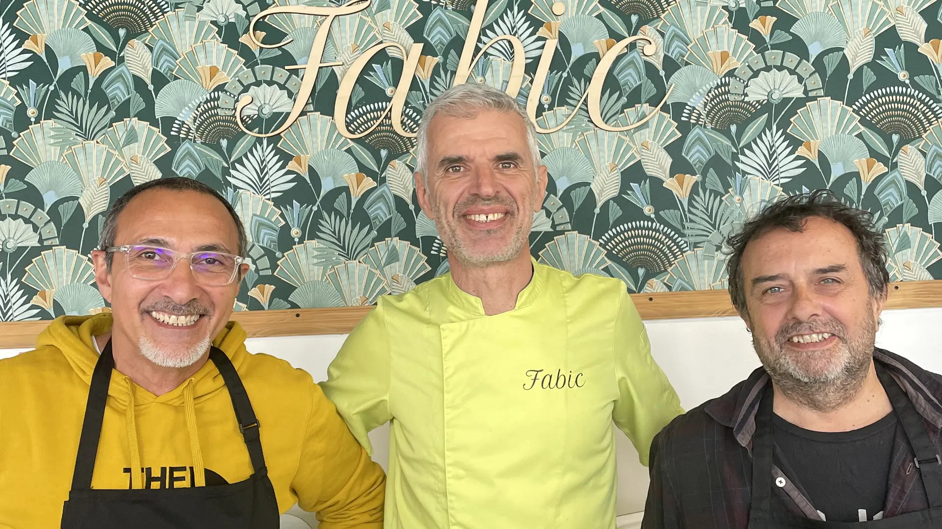 Formation cuisine : les participants et le chef François