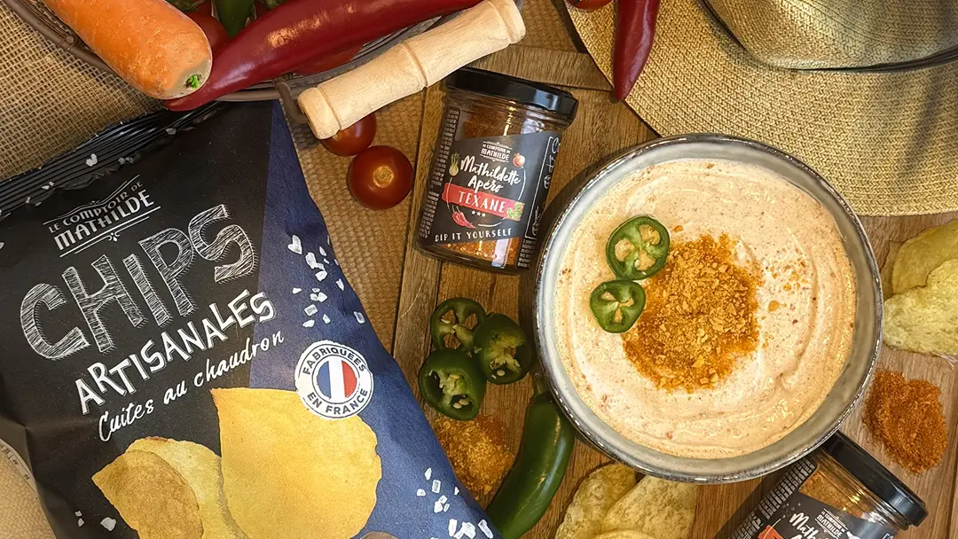 Pour des apéros croquants, gourmands, et 100% Comptoir de Mathilde