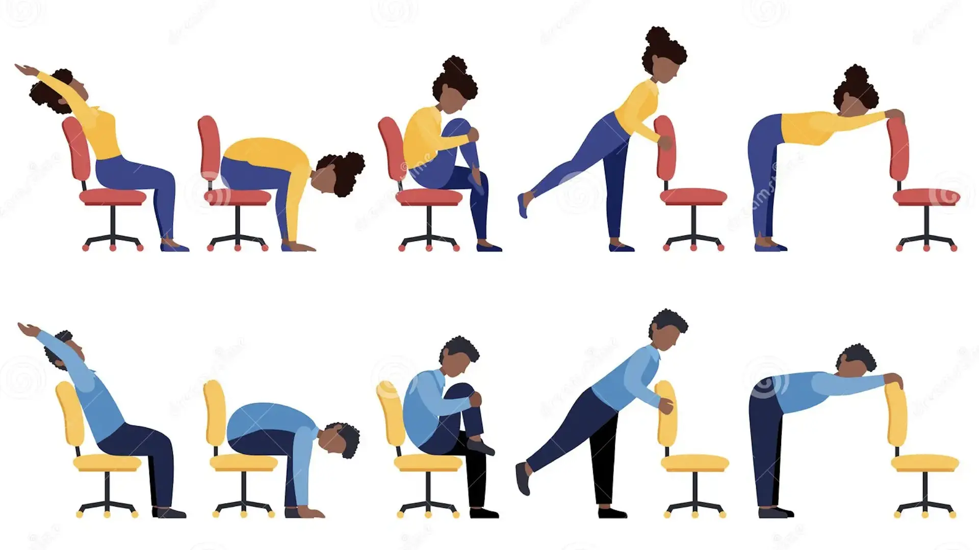 Atelier de yoga Pilates sur chaise