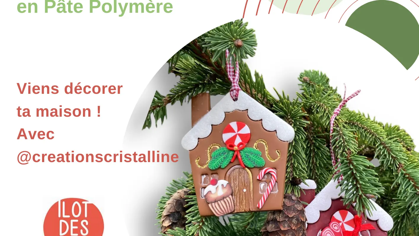 Atelier Déco de Noel en argile polymère - samedi 16 novembre 2024