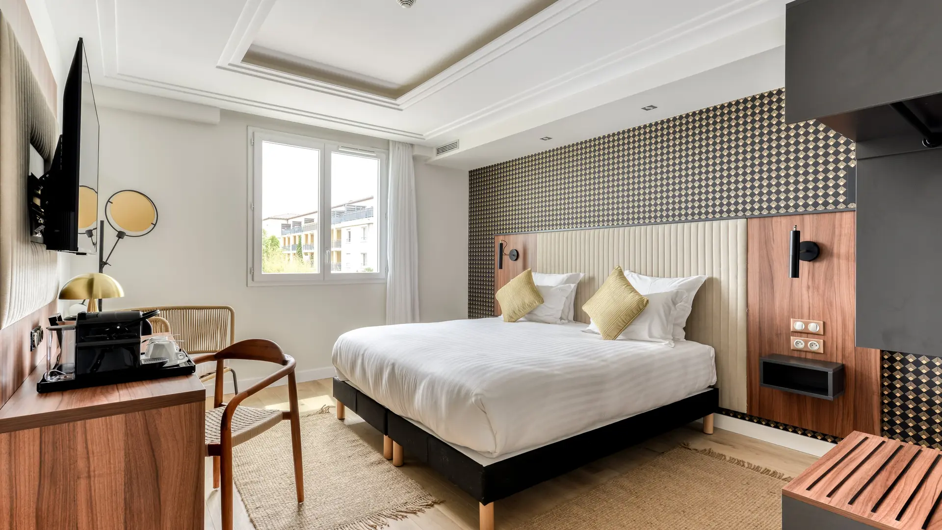 Chambre confort double - zénitude relais et spa la valadière - Crédit IMEO STUDIO