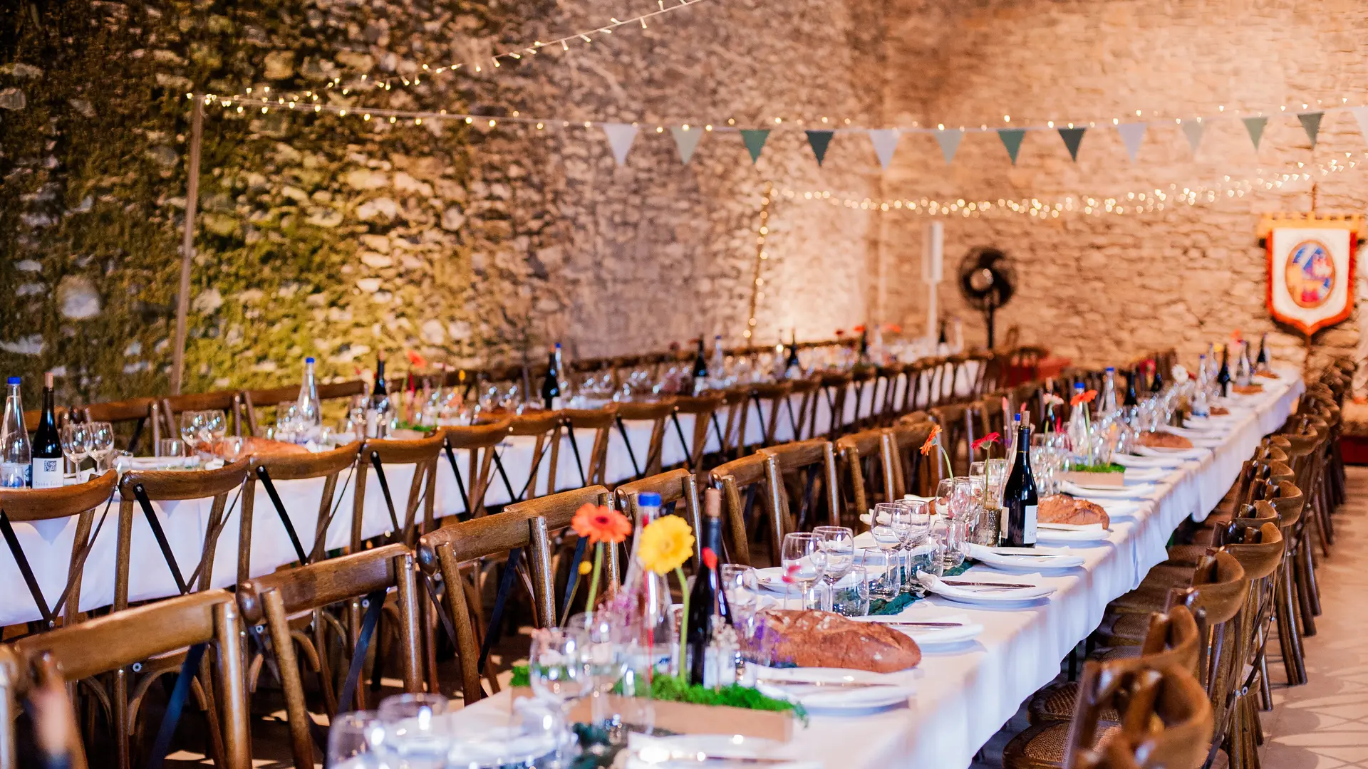 Dîner de gala guinguette