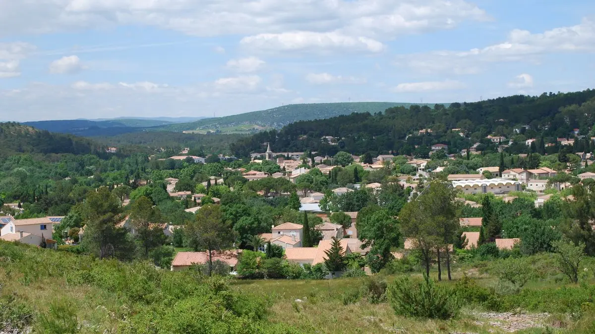 Grabels vue de la Croix de Guillery