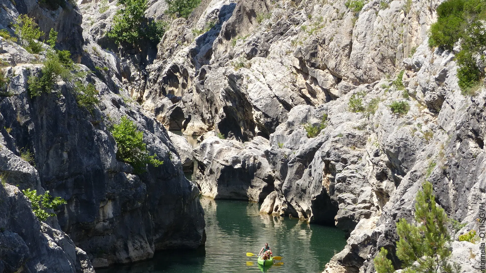 Gorges de l'Hérault au pont du Diable à Aniane