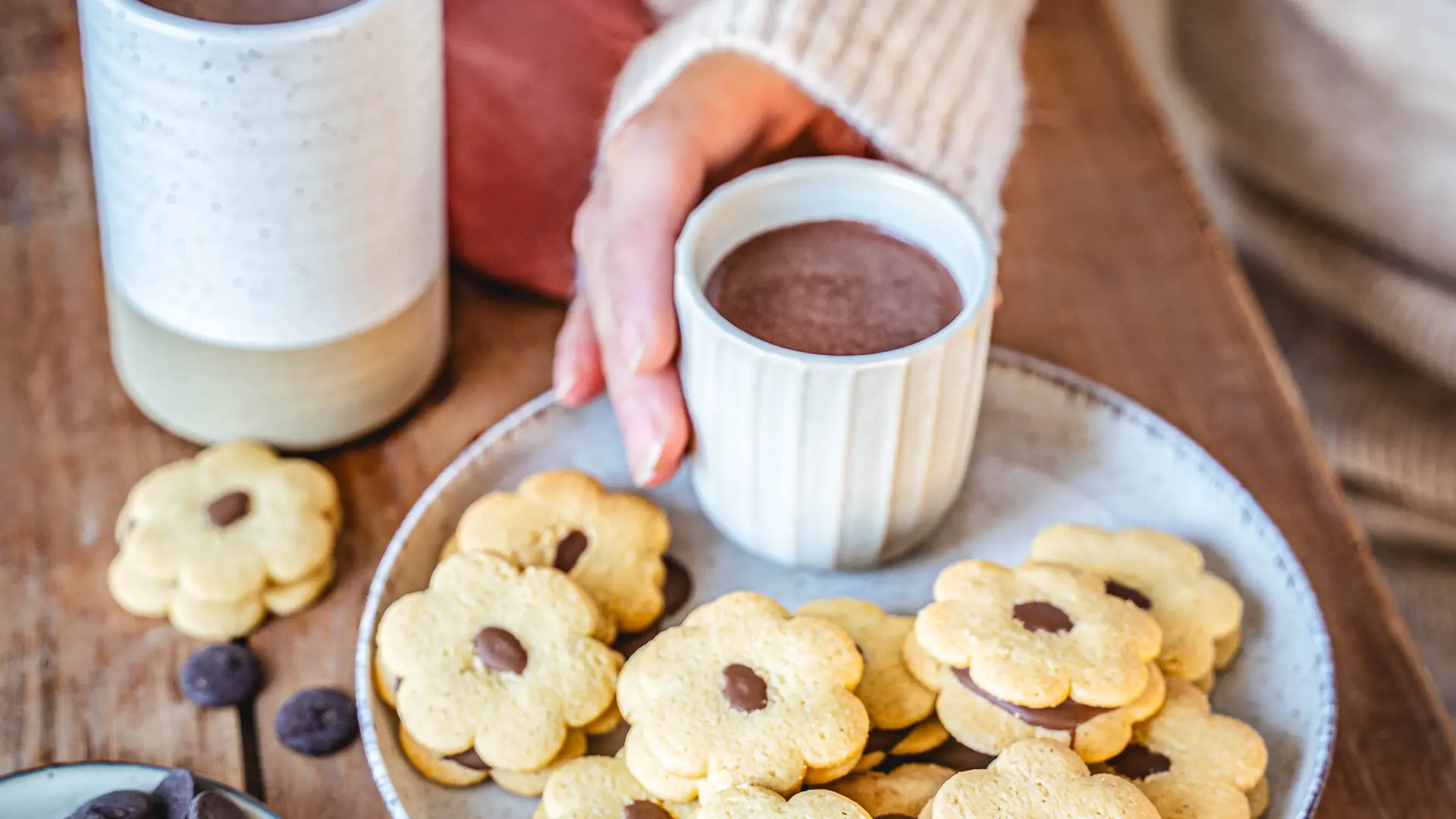 Photo 2 - Marguerites au chocolat au lait