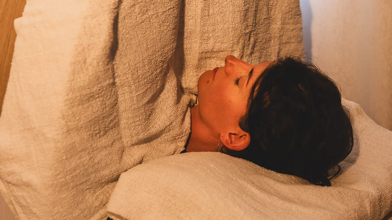 Séance de sauna japonais