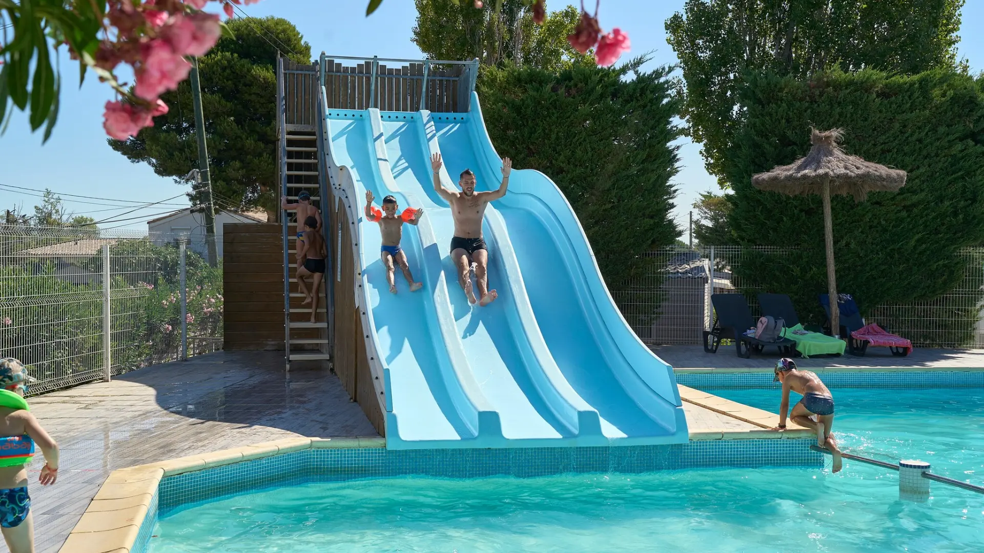 Toboggan aquatique