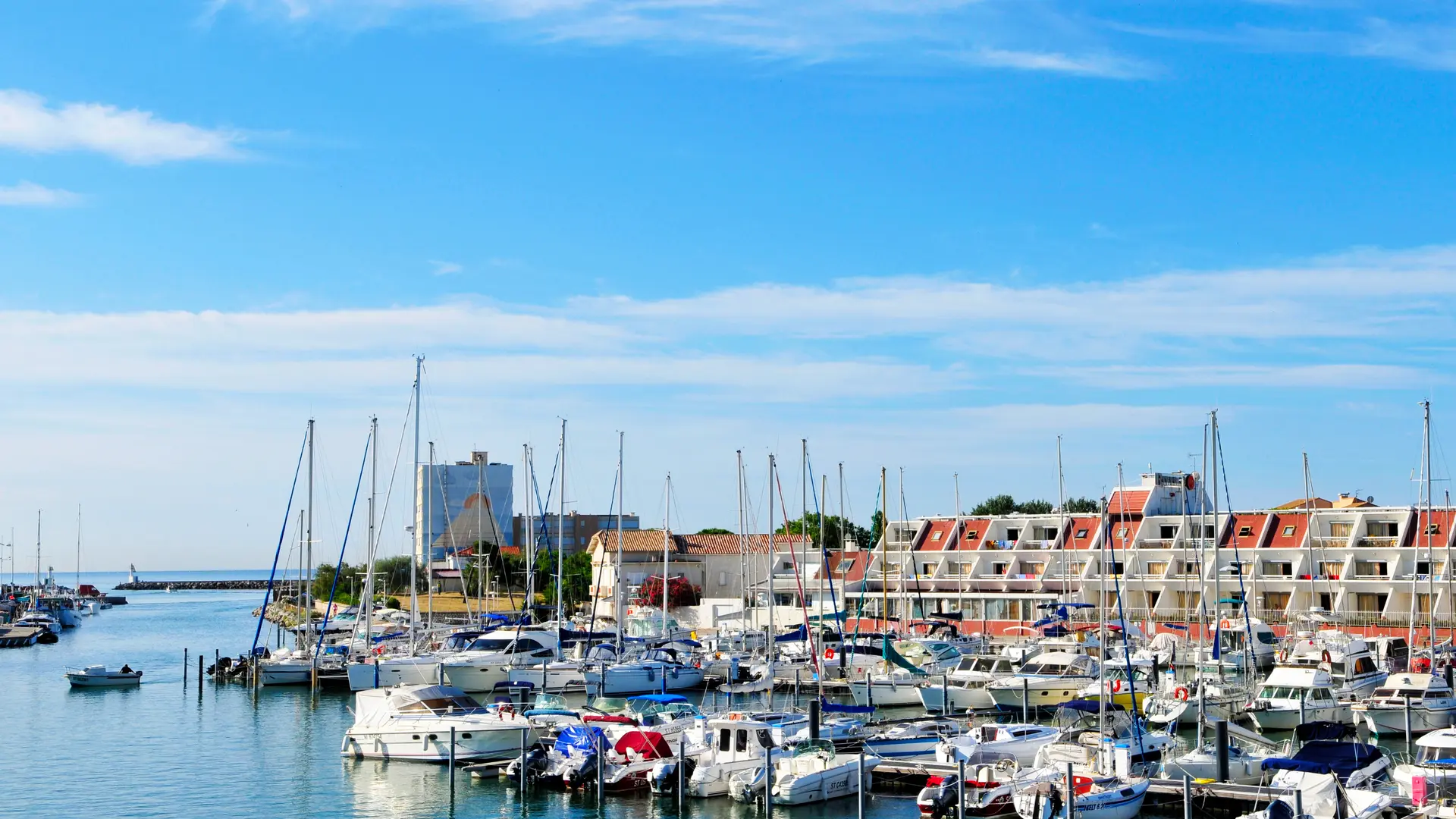 Vue résidence côté port