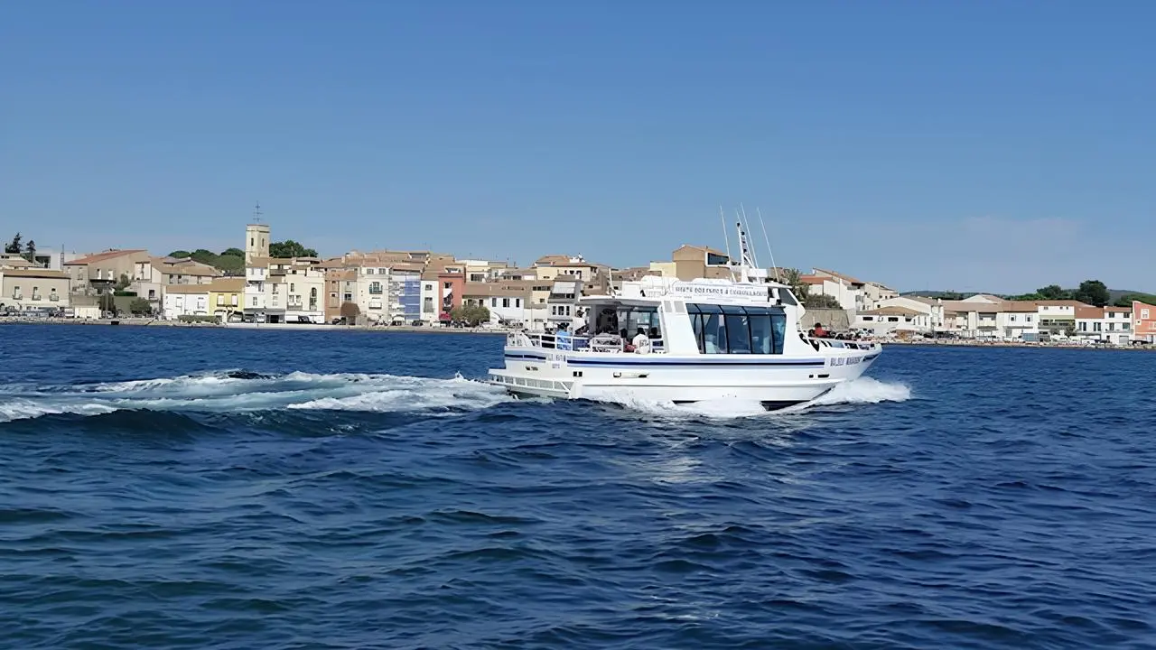 Promenade en bateau sur l'étang de Thau