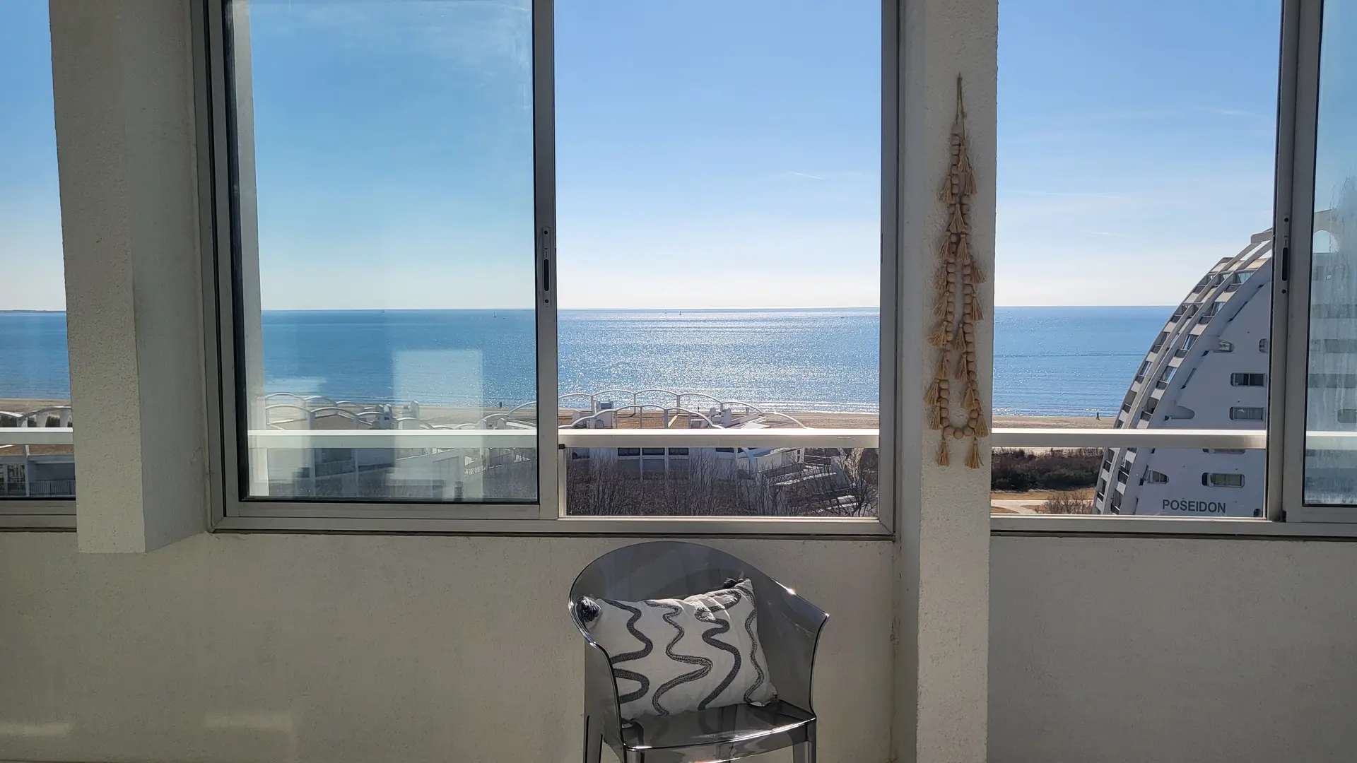 Location Vue MER la Grande Motte au Lady Blue * Appartement plein sud