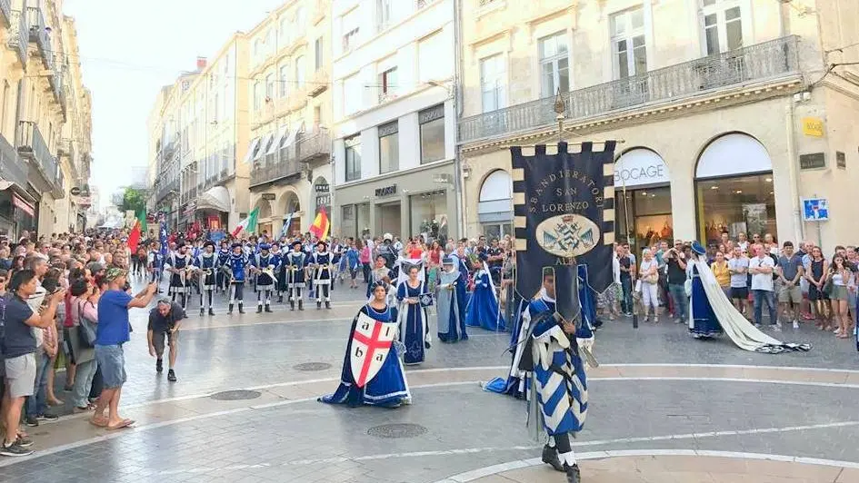 sbandieratori defile