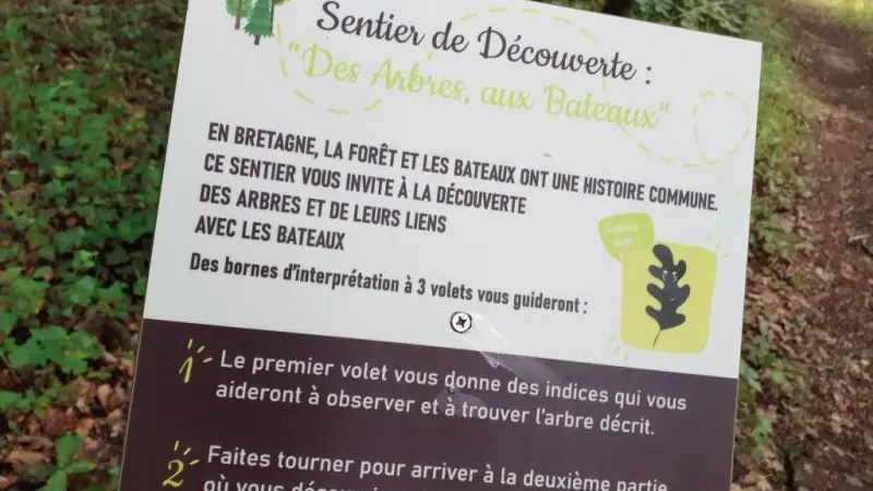 Panneau de départ