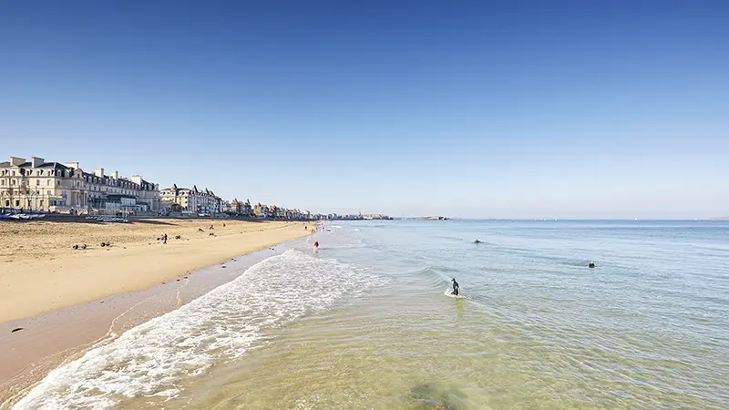 La Grande plage du Sillon - Saint-Malo