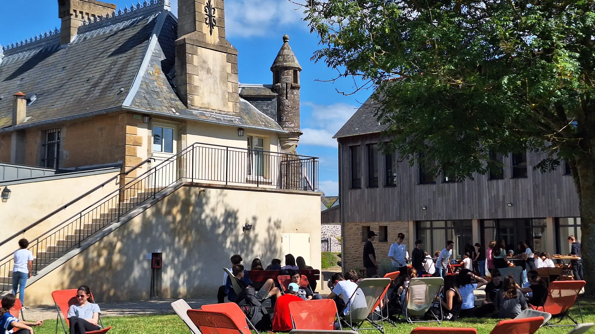 Détente dans les transats