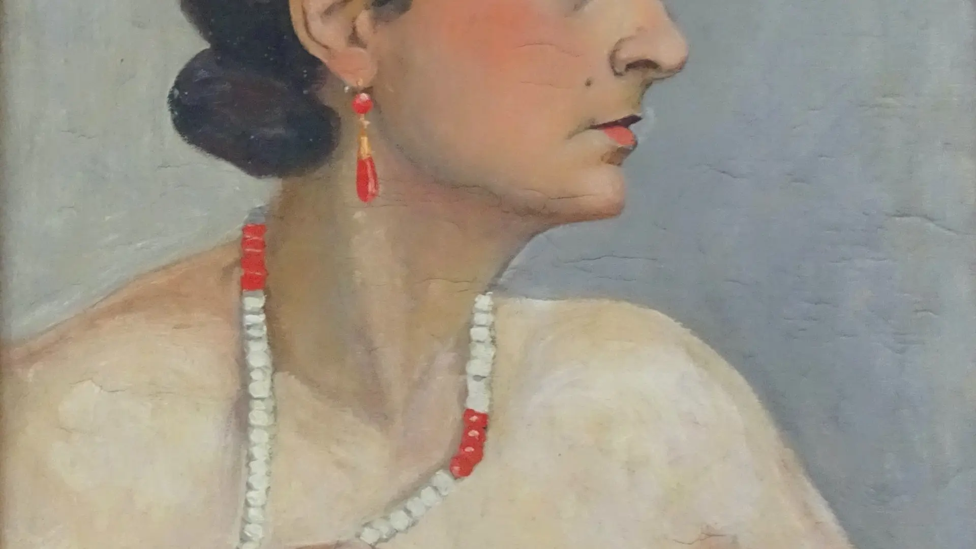Yvonne Jean-Haffen, Autoportrait à la parure de corail