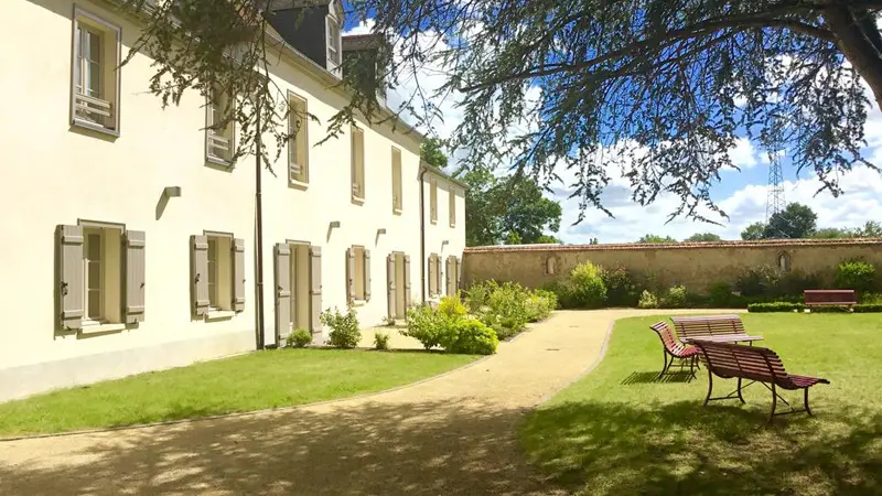 Manoir de la Pommeraie à Bruz - le parc