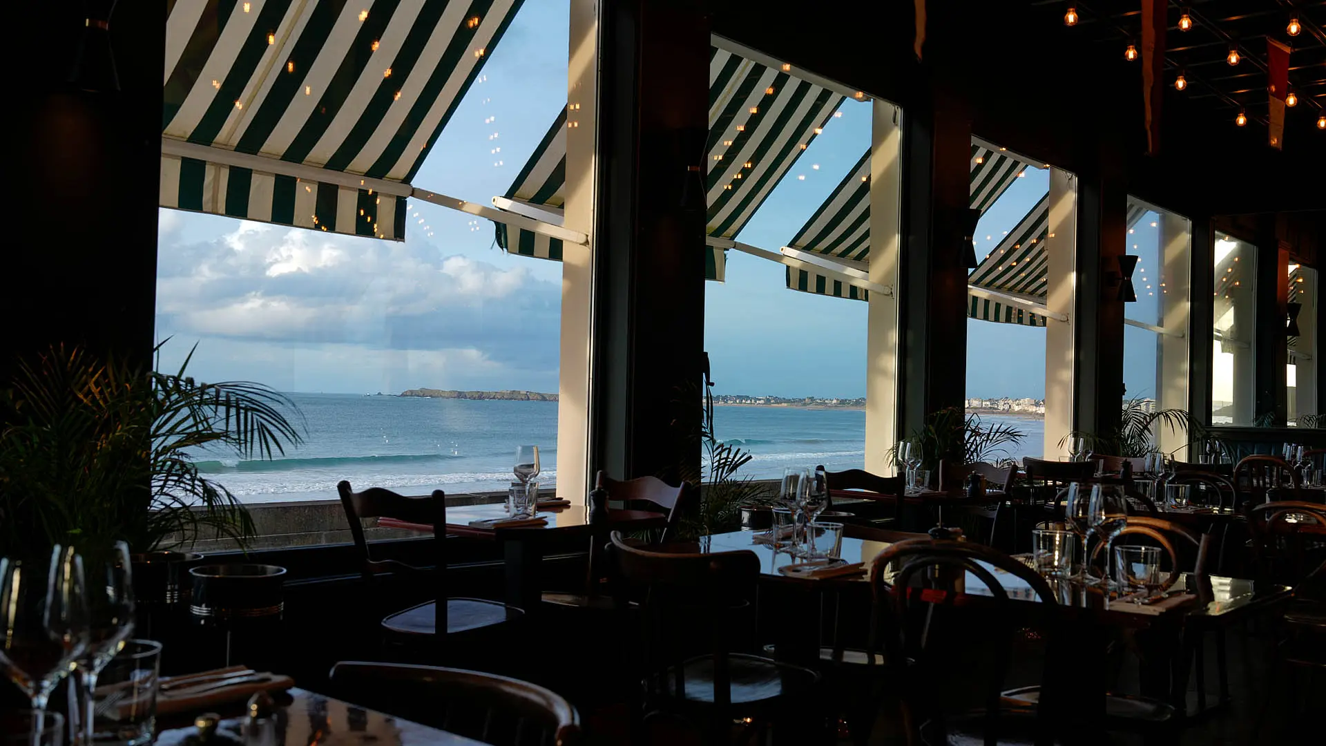 Vue mer - Restaurant La Corniche - St Malo