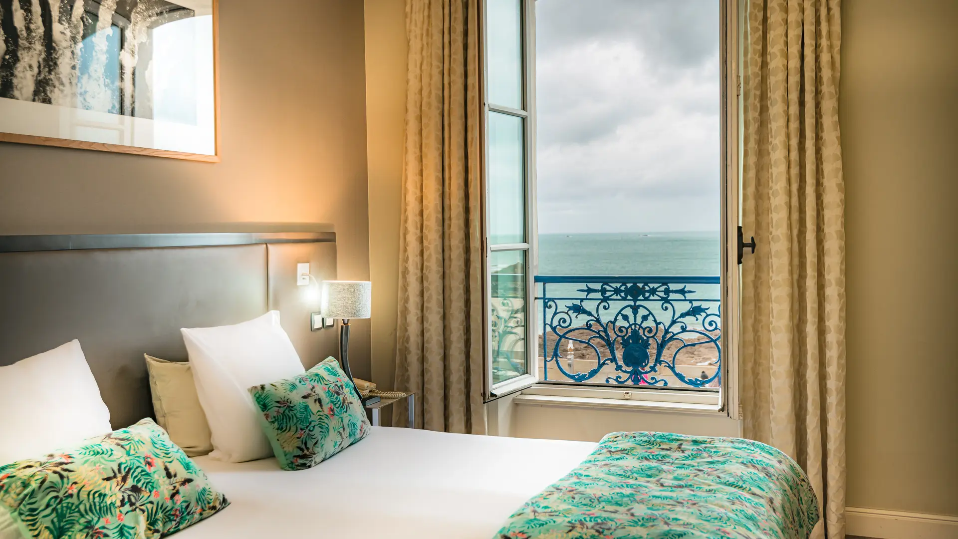 Chambre vue mer Hôtel France Chateaubriand - St Malo