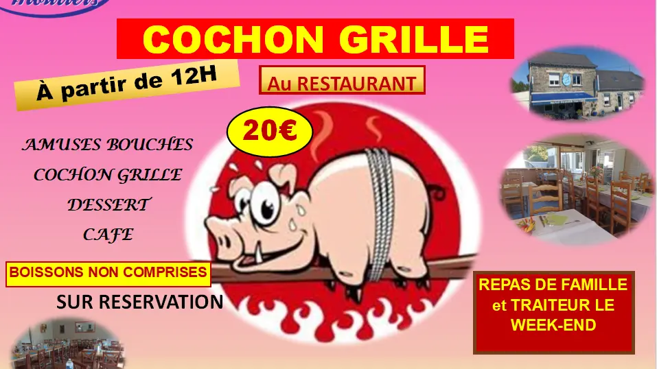 Auberge de Moutiers Cochon Grillé