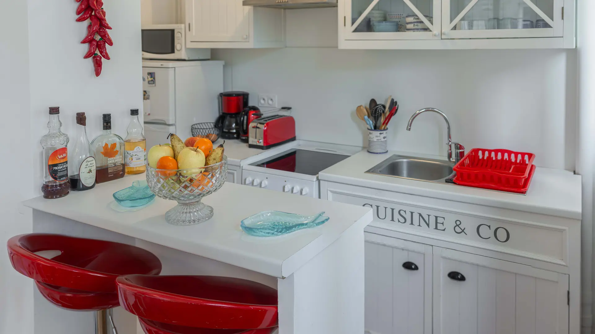 Location Appartement Valentine - St Malo - Cuisine ouverte