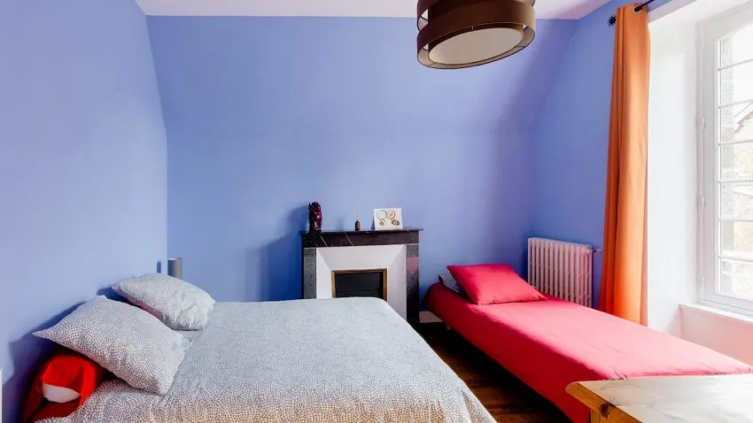 Chambre bleu majorelle 2