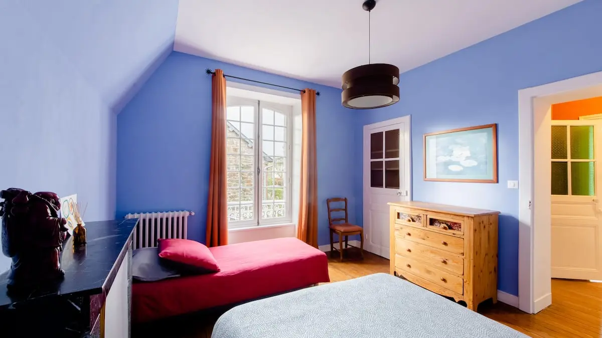 Chambre bleu majorelle