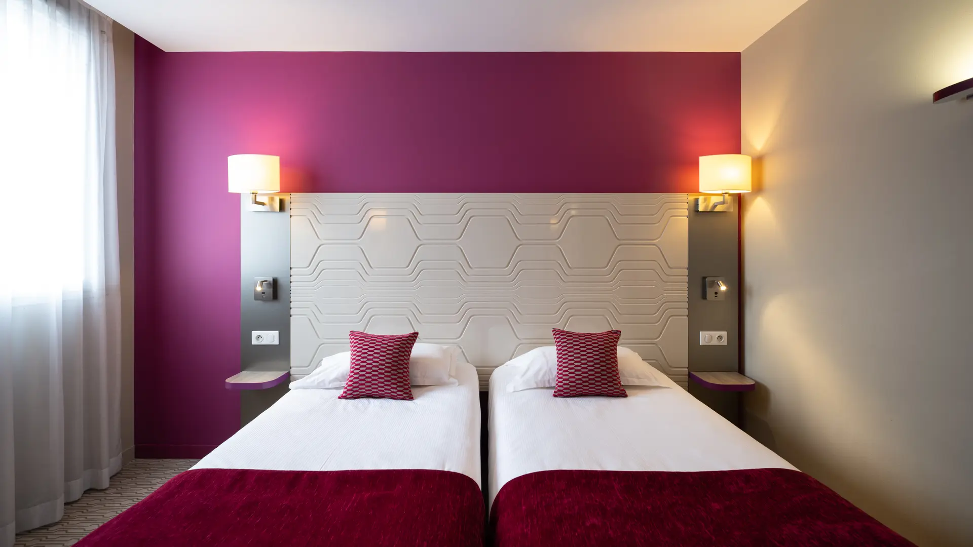 Chambre lit Jumeaux Kyriad Prestige - Saint-Malo