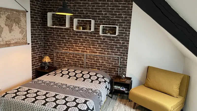 Chambre loft 2 - A la Forge du Coglais