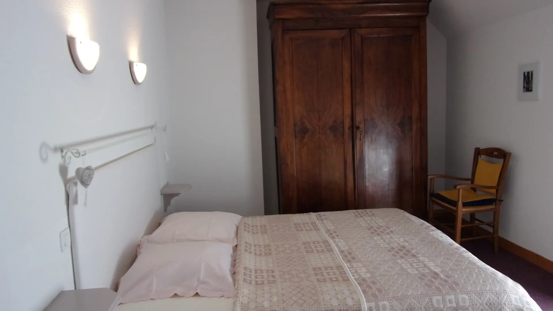 Location La Sellerie - Plerguer - Chambre parentale (lit 160 x 200)
