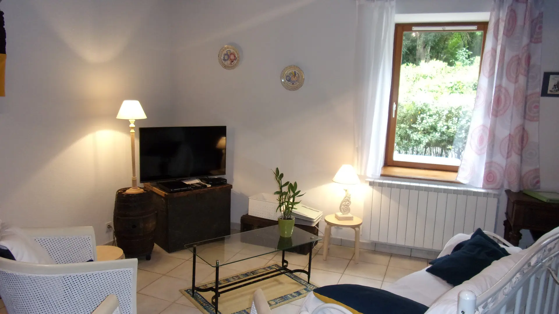 Location La Sellerie - Plerguer Coin salon TV