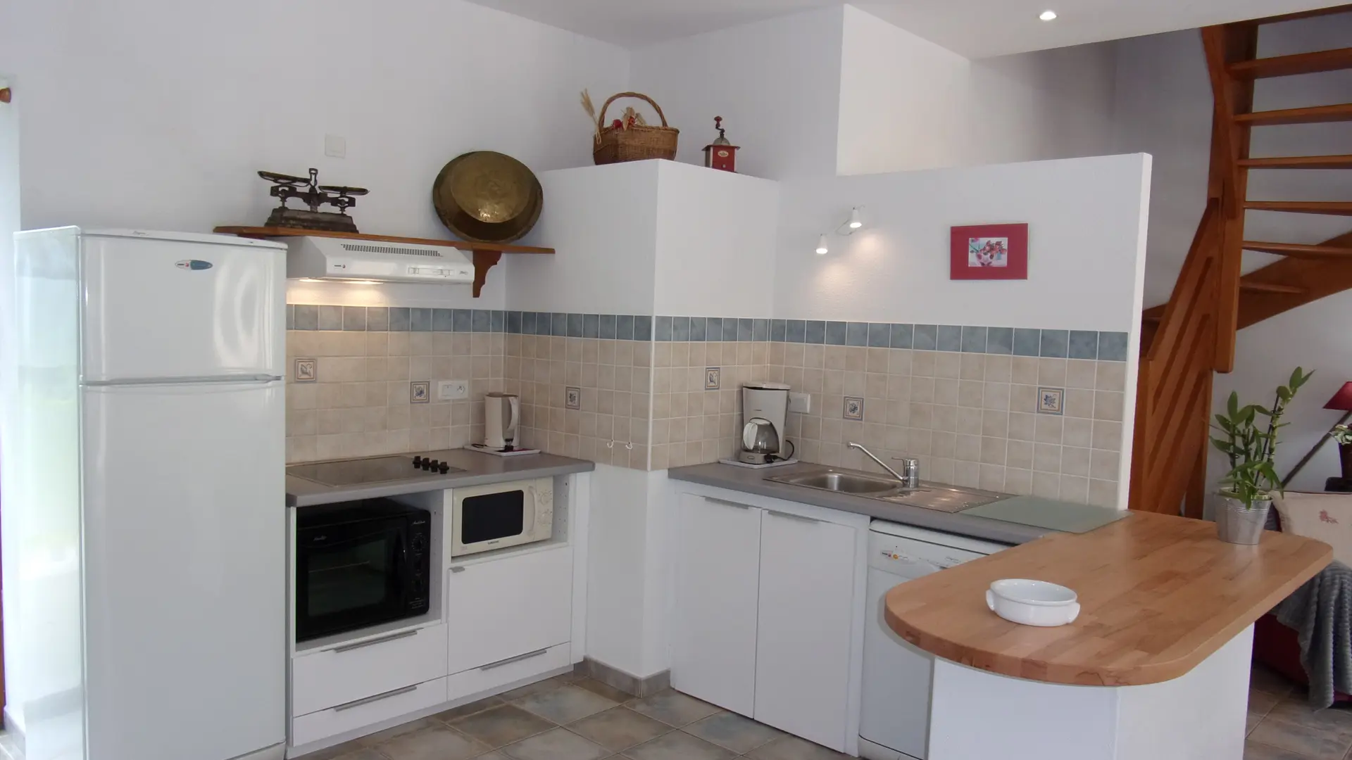 Location - Le Cellier - Plerguer Cuisine équipée ouverte