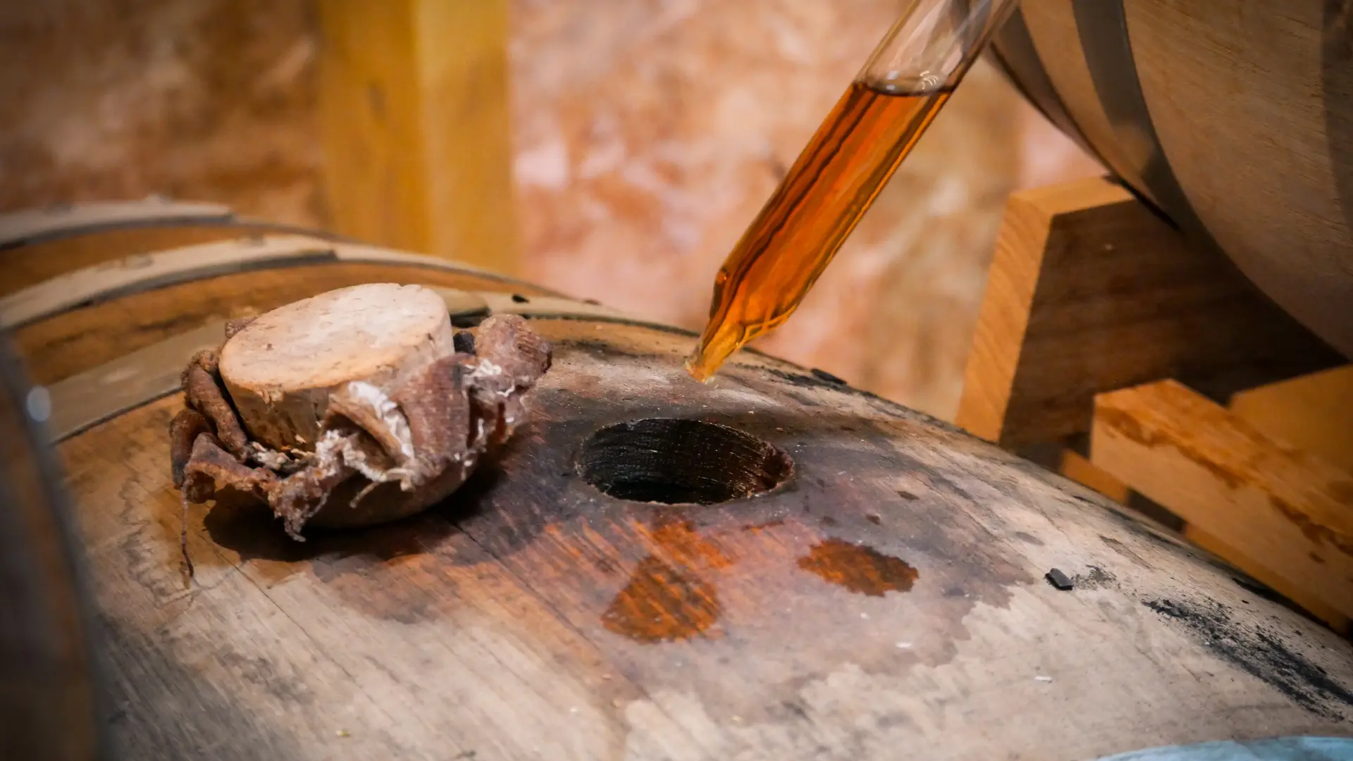 Fût rhum - Atelier Création de cuvée Saint Jouan