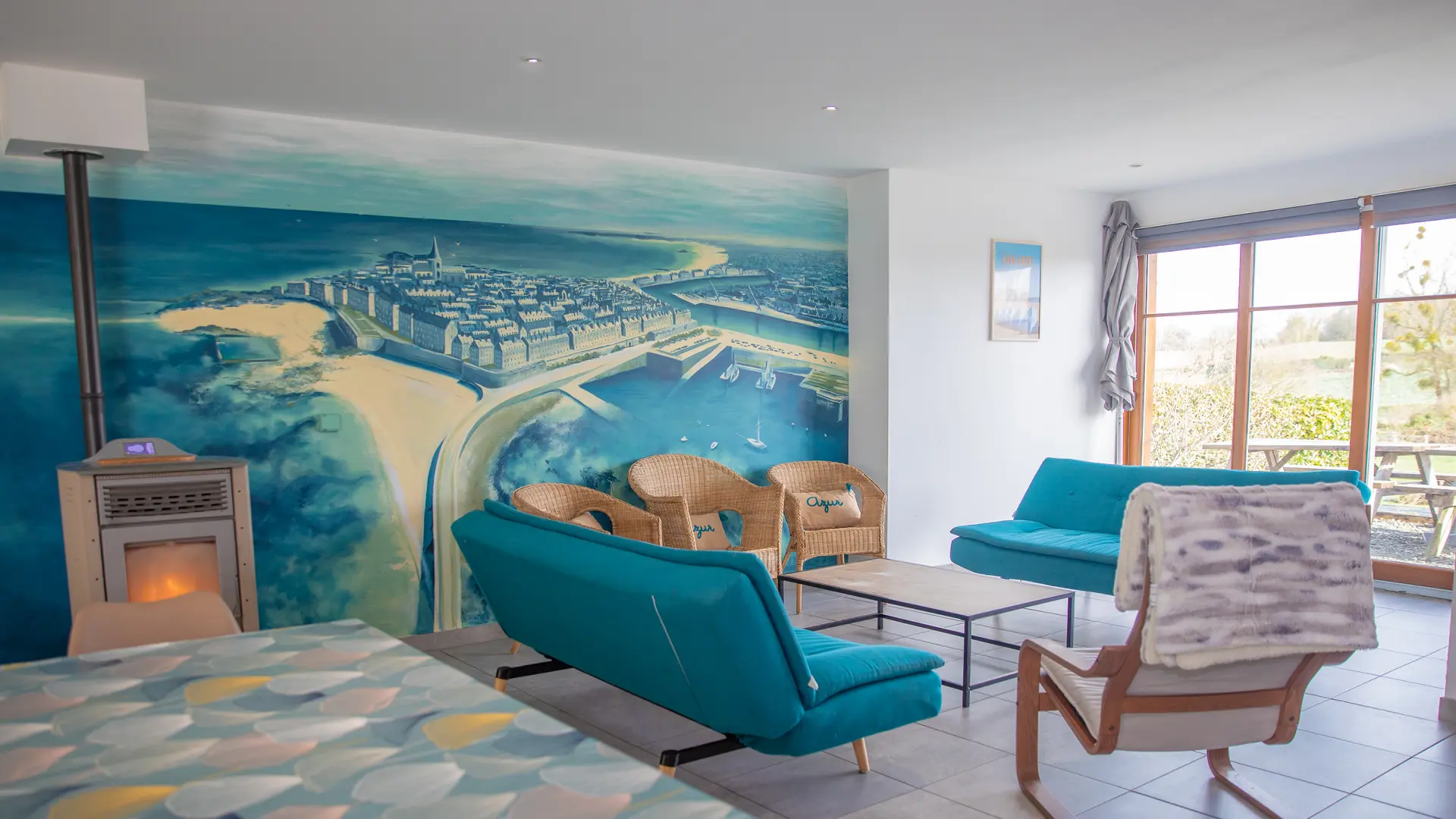 Location  - Le Tertre Gervais - Salon - Saint-Malo