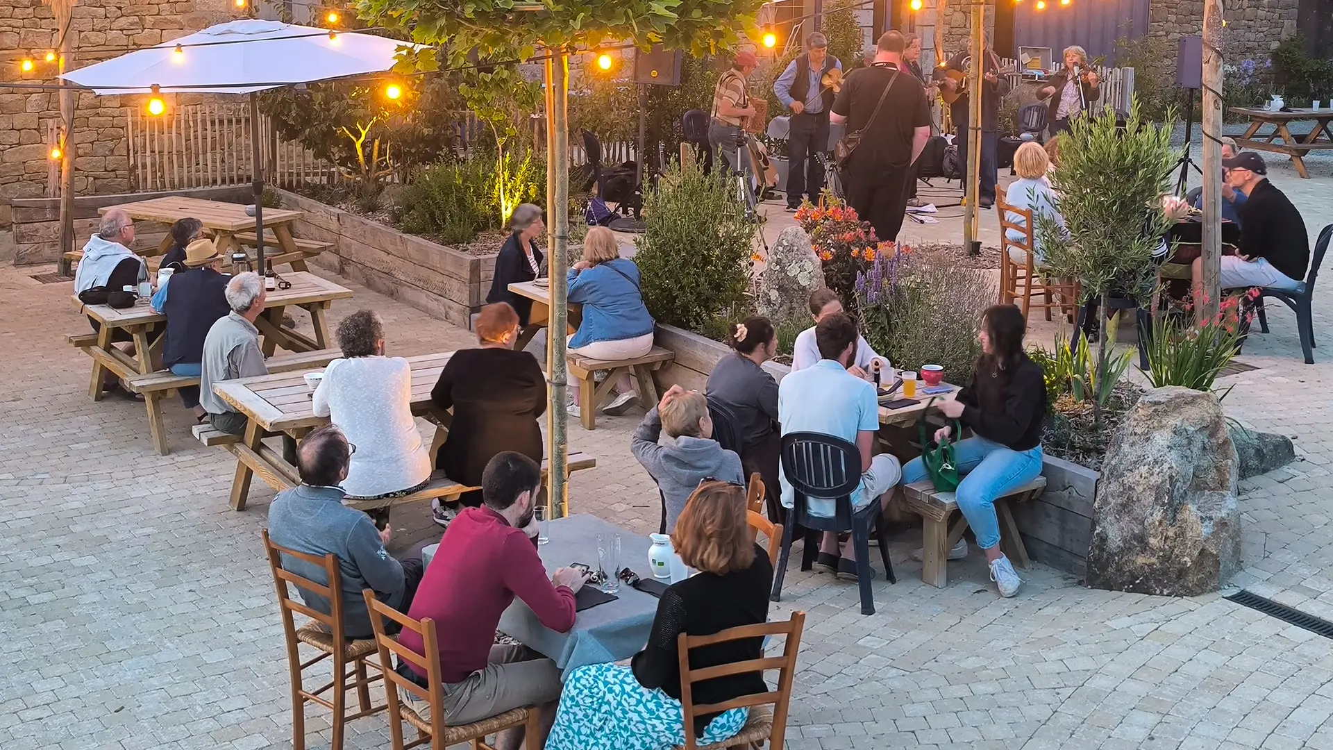 La Crêperie du Télégraphe -vue de la terrasse