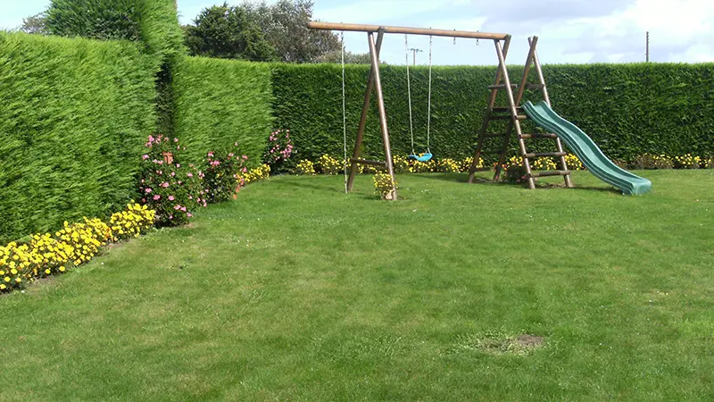 LEDUC RDC - Jardin avec Balançoire et Toboggan -  Saint-Coulomb