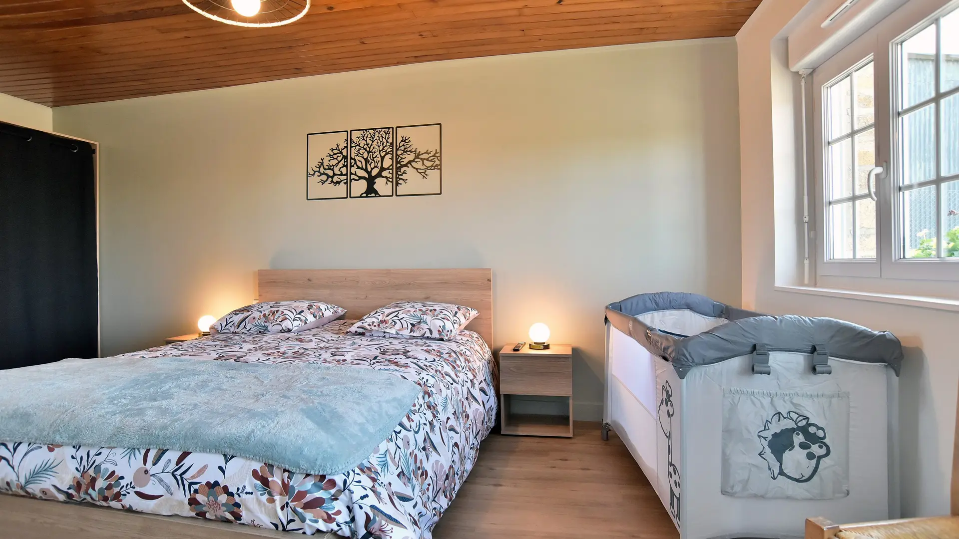 Location - Gîte de la Bosse Besnard - St Marcan -La chambre