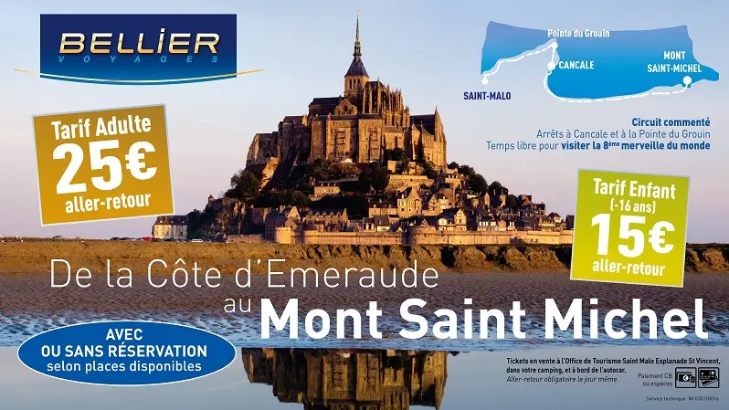 Navettes commentées Saint-Malo Cancale Mont Saint-Michel - Voyages Bellier