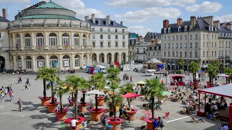 Transat en Ville place de la Mairie à Rennes