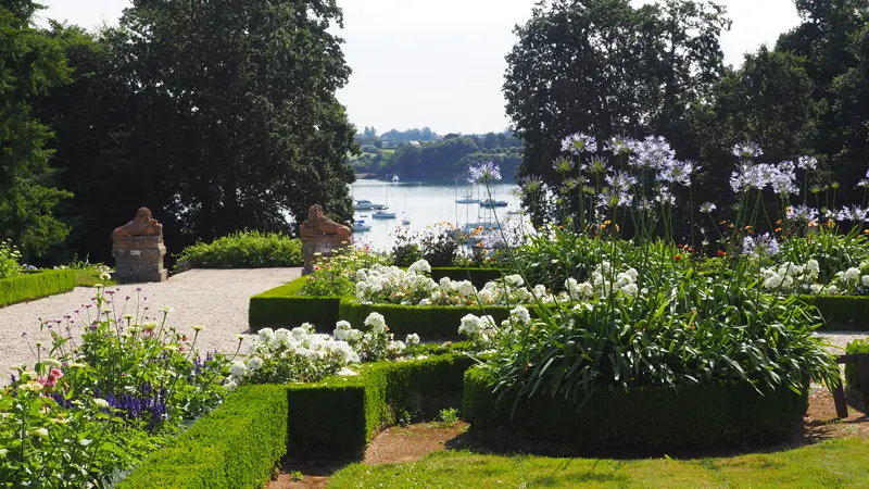 Jardins à la française avec vue sur Rance - Montmarin - Pleurtuit