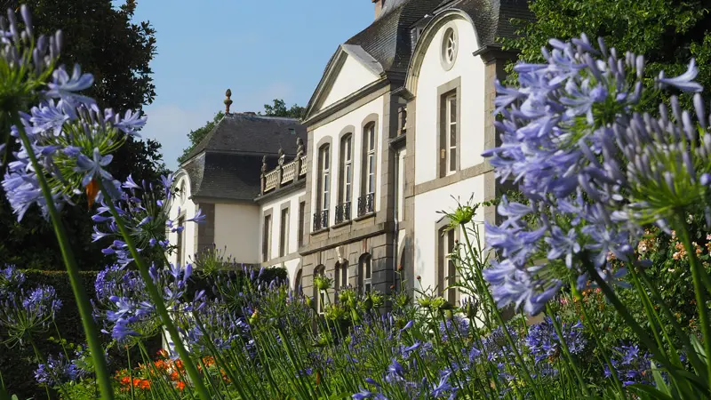 Potager vue sur la malouinière du Montmarin - Pleurtuit