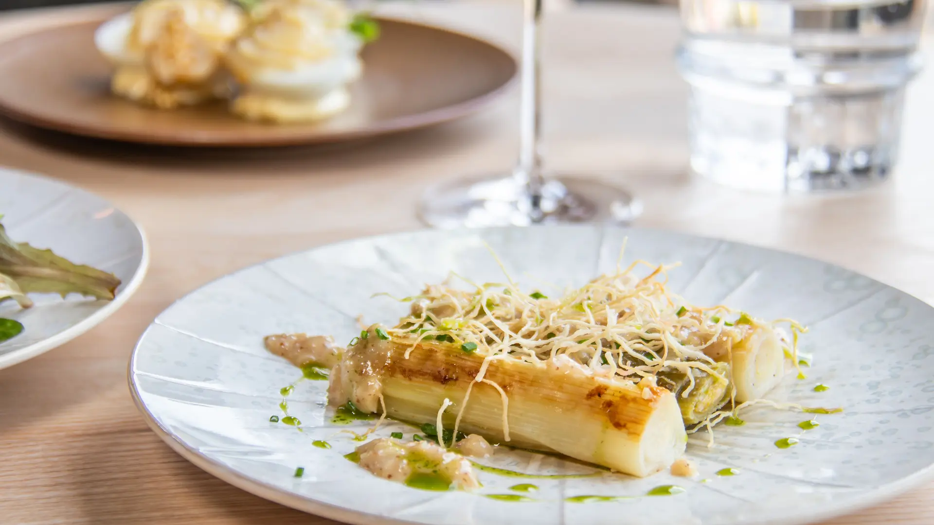 Poireaux vinaigrette - Le Club Epiniac