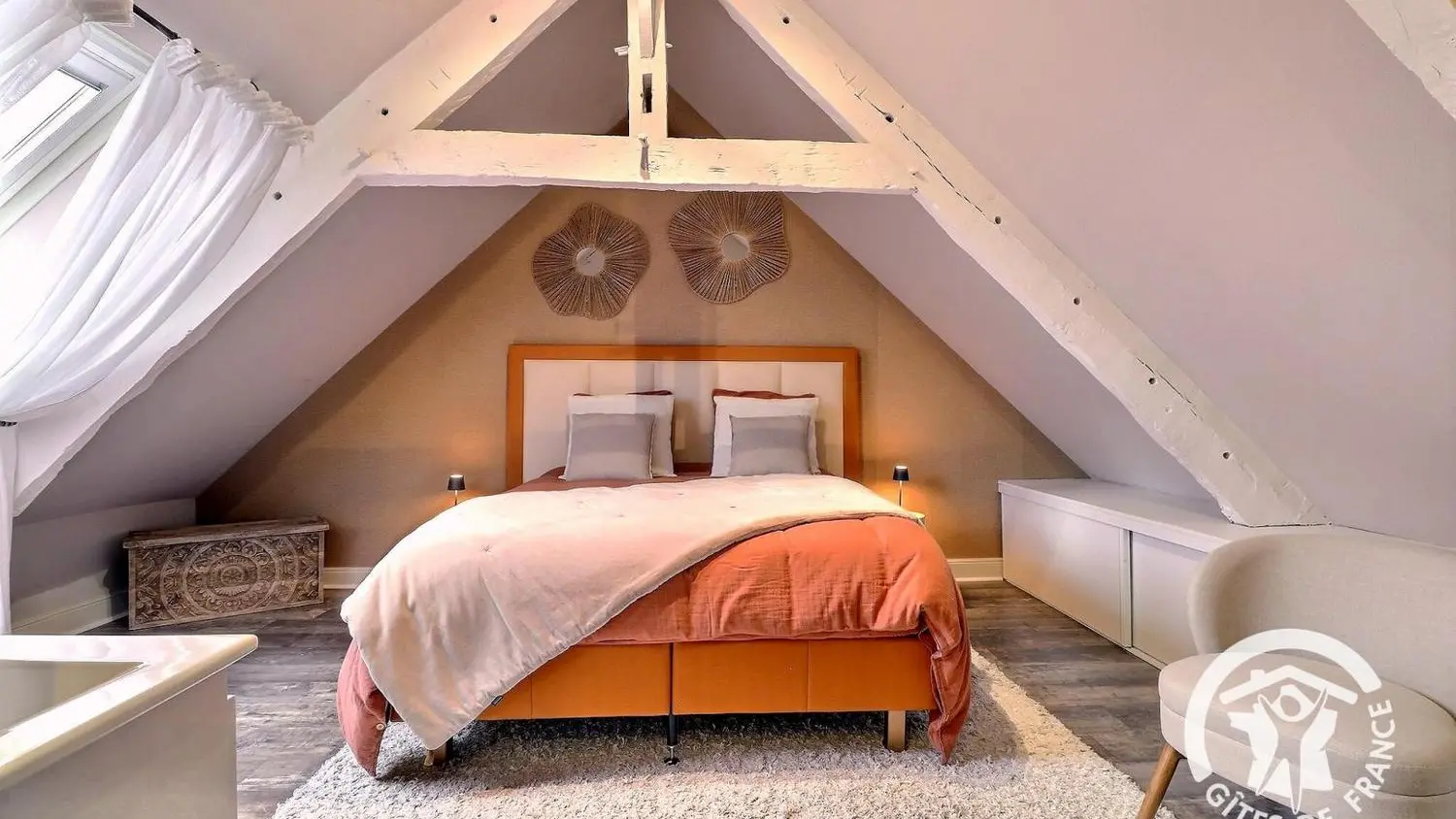 Chambres d'hôtes - Les Hôtes de la Motte - St Jouan - chambre l aurore chambre 4