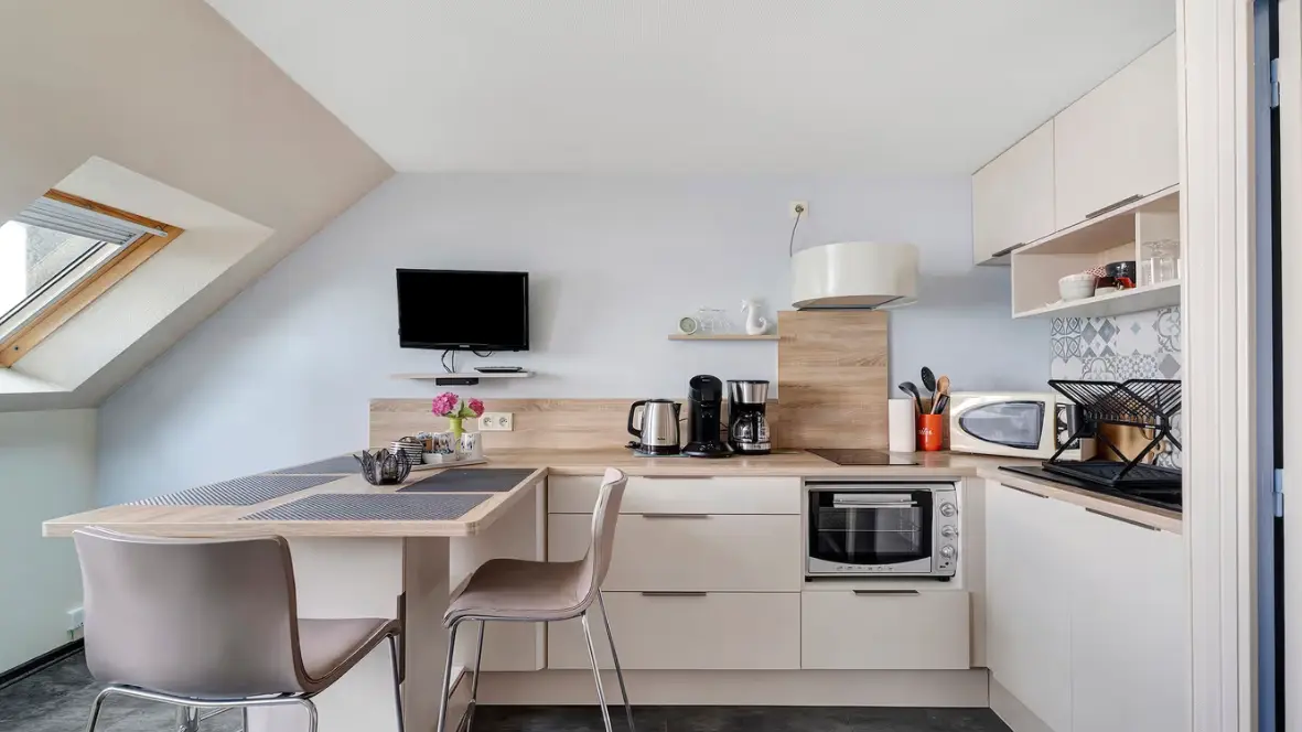 Location - L'Hirondelle - Cancale - cuisine