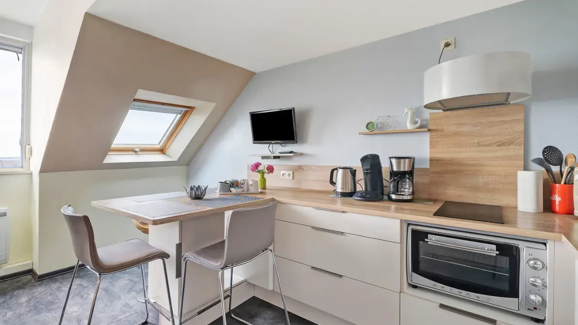 Location - L'Hirondelle - Cancale  -cuisine