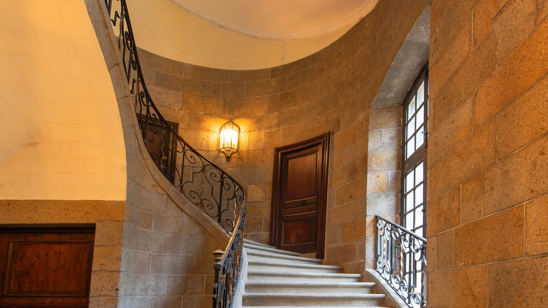 escalier - Demeure de Corsaire, Hôtel Magon de La Lande