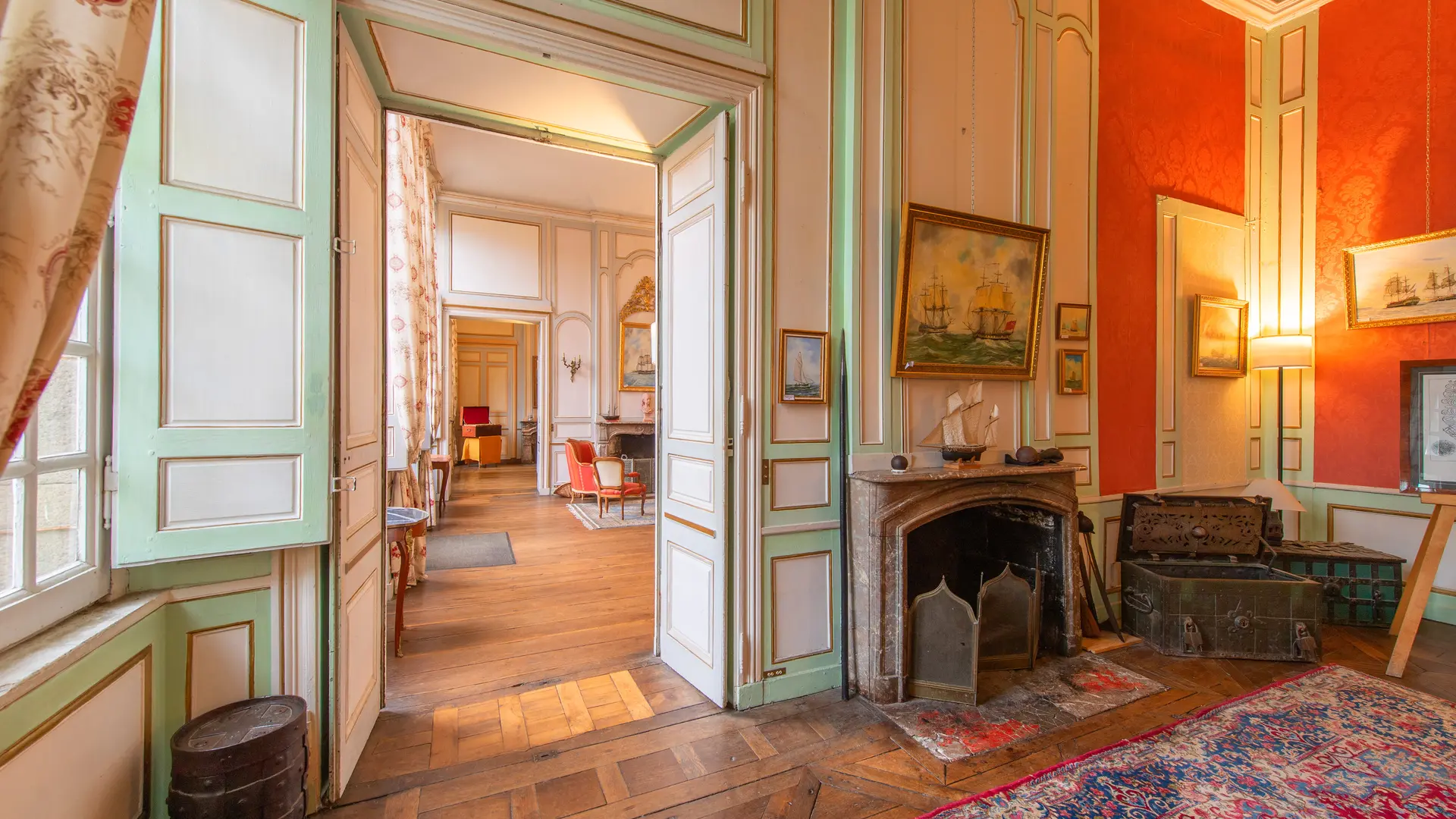 salons - Demeure de Corsaire, Hôtel Magon de La Lande